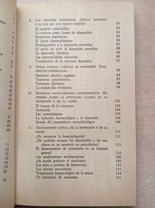 Ante la depresión. Juan Antonio Vallejo-Nagera. 