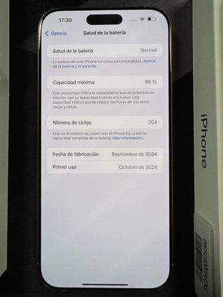 iPhone 16 Pro Max 256 Gb - 96%