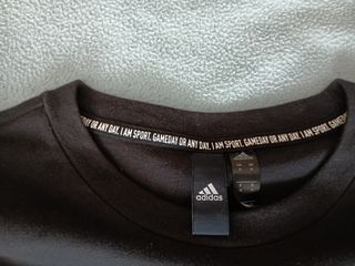 Sudadera Adidas Negra Logo Grande