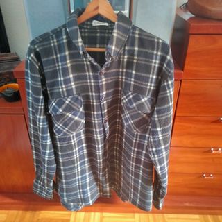Camisa polar cuadros T.XL