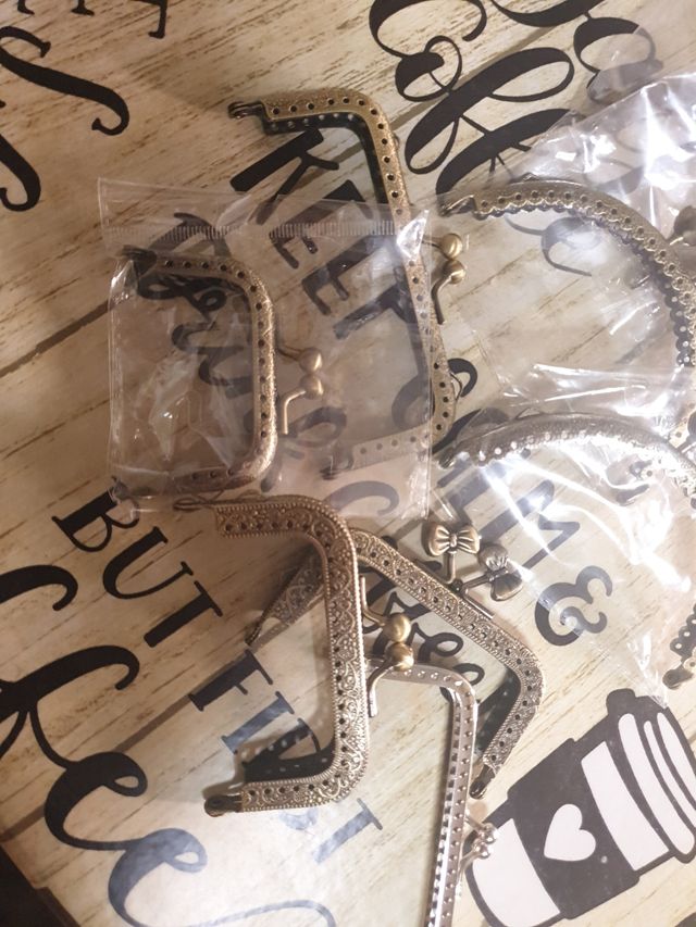 10Cierres bolso,de metal preciosos y sin estrenar