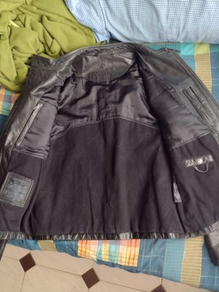 Cazadora de CUERO vintage Redskins Talla L