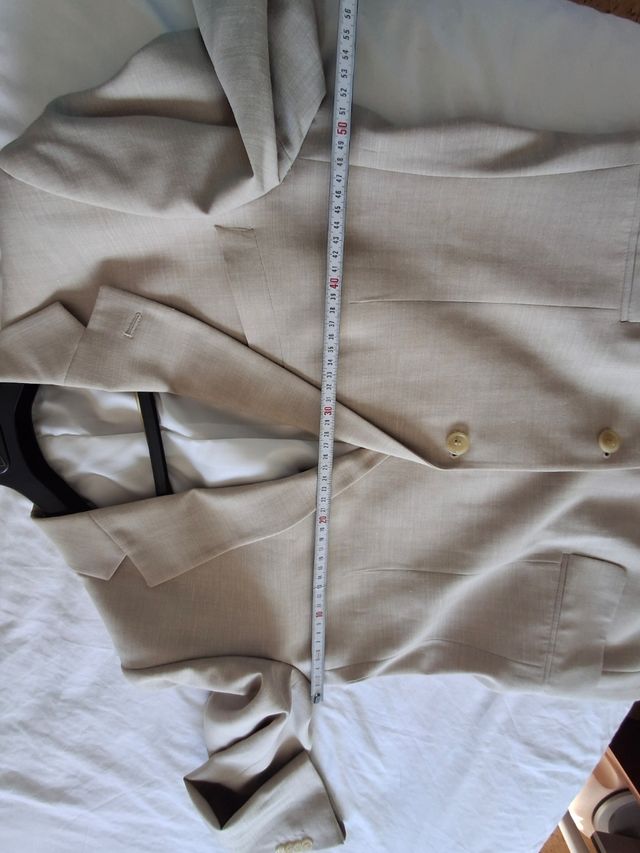 Traje completo beige