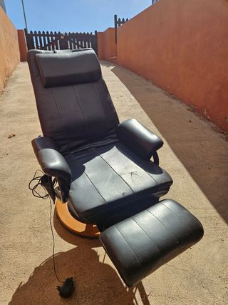 Sillón de masaje reclinable piel sintética