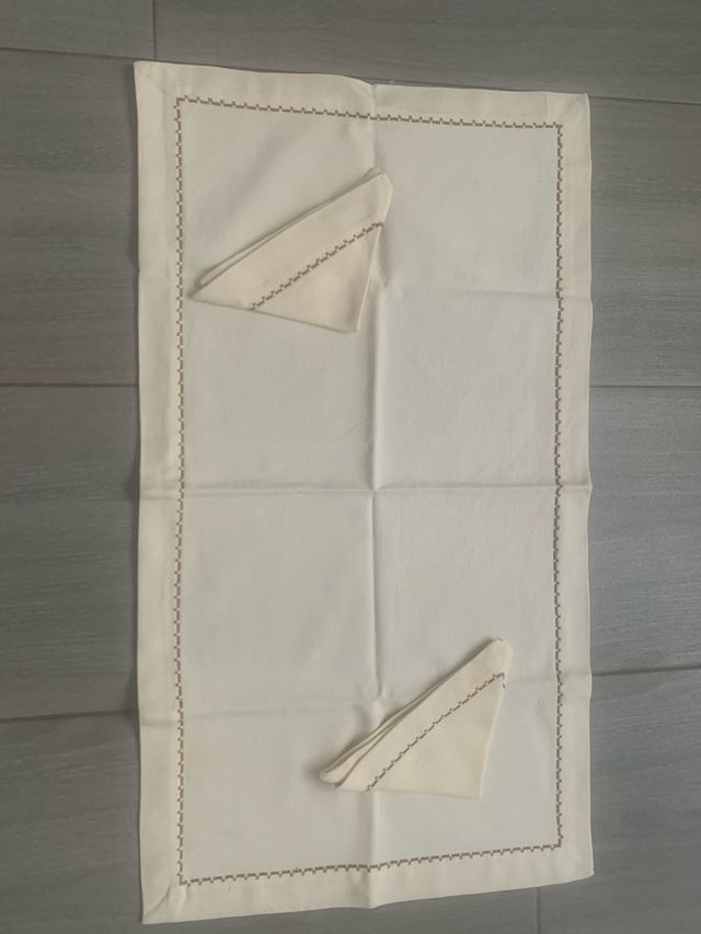 Mantel Tu y Yo con servilletas