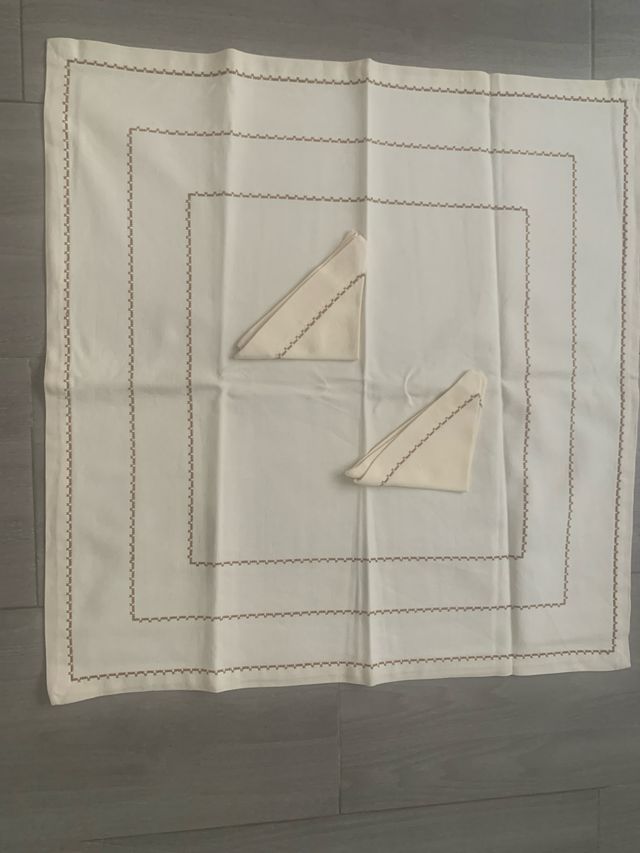 Mantel Tu y Yo con servilletas