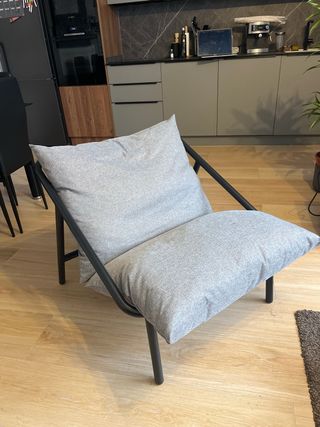 Sillón Tumbona Gris Zinus