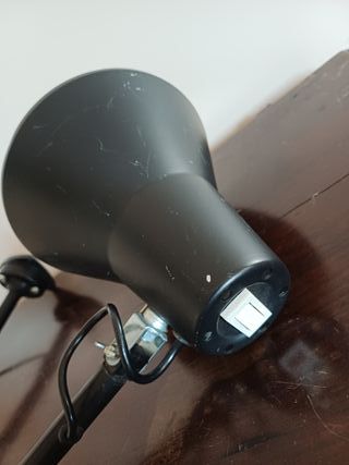 Lampada industriale nera