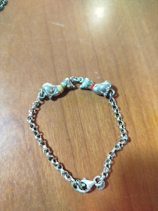 Braccialetto Argento 925 con ciondoli