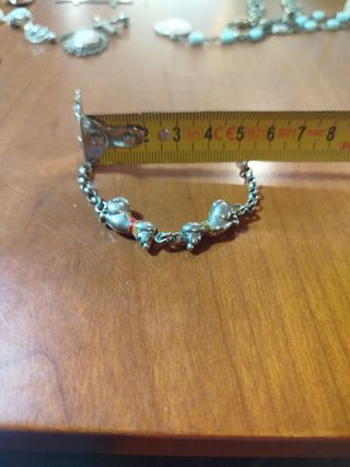 Braccialetto Argento 925 con ciondoli