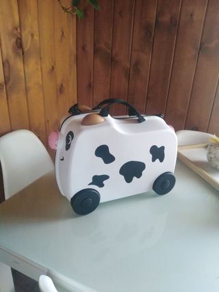Maleta infantil de viaje con ruedas recojer casa