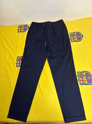 Pantalones chinos azul oscuro