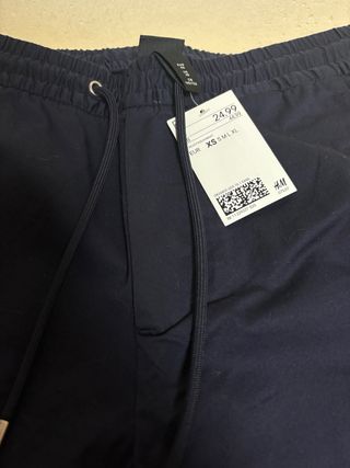 Pantalones chinos azul oscuro