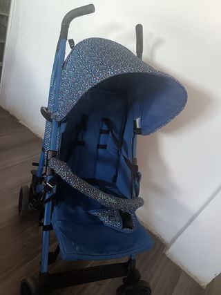 Carro Tuc Tuc azul estampado