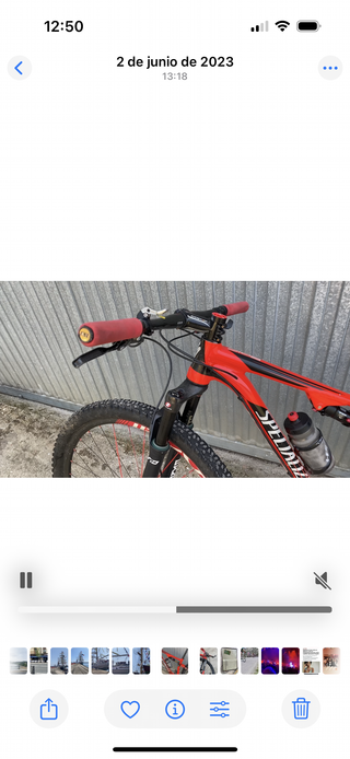 Bicicleta Montaña Specialized FSR Roja