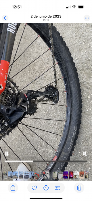 Bicicleta Montaña Specialized FSR Roja