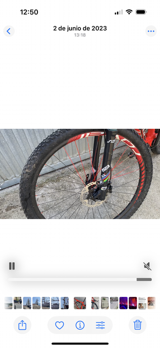 Bicicleta Montaña Specialized FSR Roja