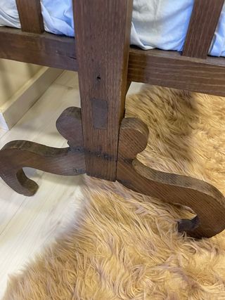 Minicuna madera vintage