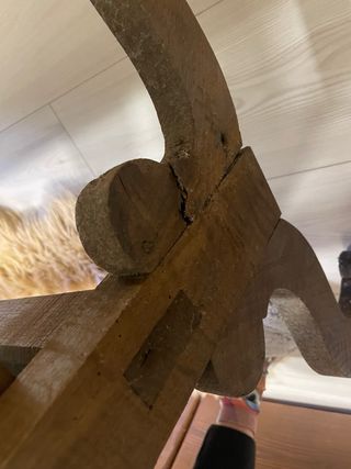 Minicuna madera vintage