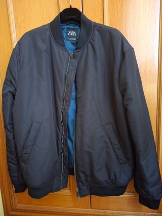Cazadora Zara Negra Talla XL