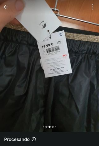 Shorts Fila Boxeo Negro y Dorado