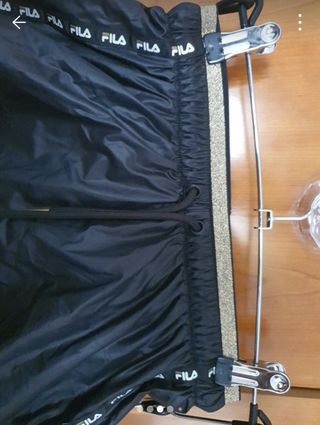 Shorts Fila Boxeo Negro y Dorado