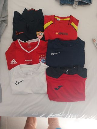 Pack 6 Camisetas Deportivas Varias Marcas