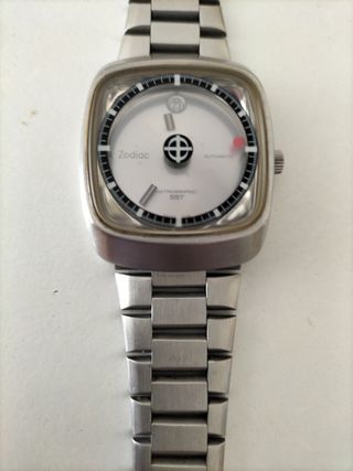 Reloj Zodiac Astrographics SST Plata Blanco