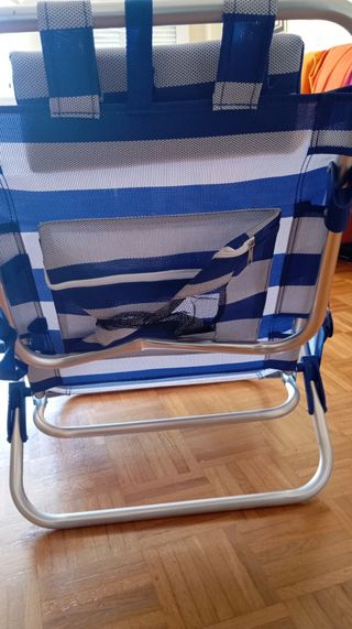 Silla de playa plegable