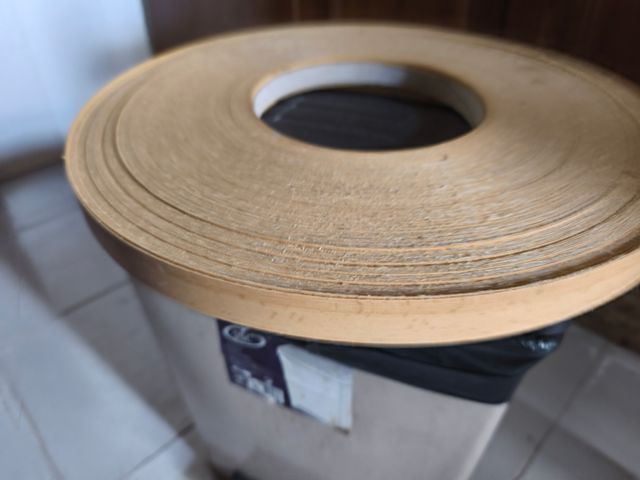 Tacón para cantear melamina.