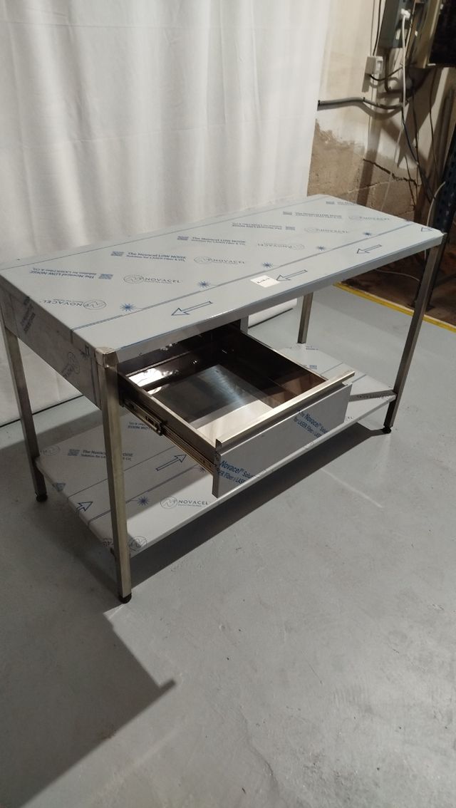 Mesa de trabajo acero inoxidable hostelería