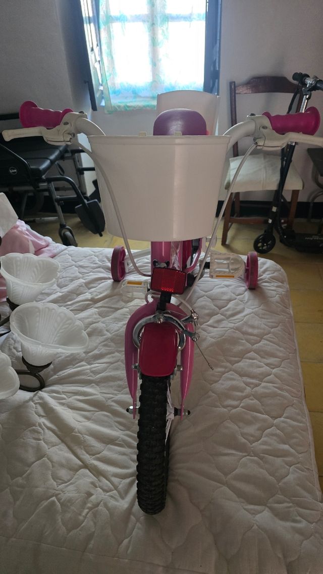 Bicicleta infantil rosa Fantasy