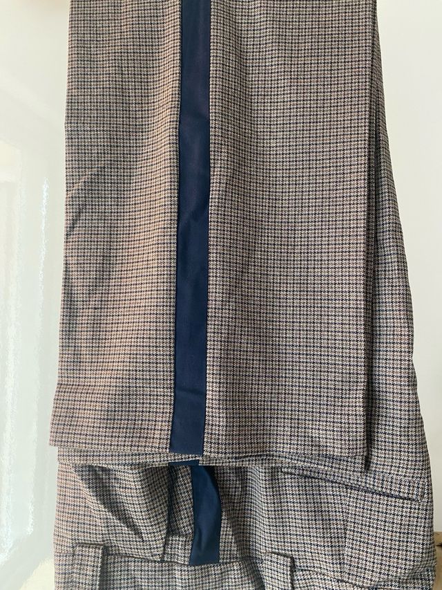 Pantaloni donna fantasia a quadri ZARA