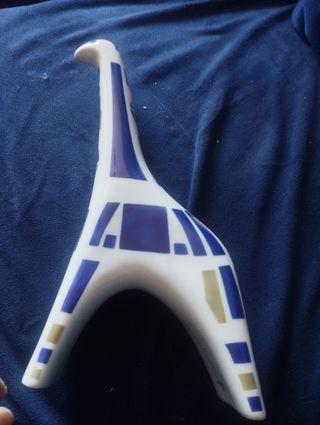 Figura Jirafa Sargadelos Azul y Beige