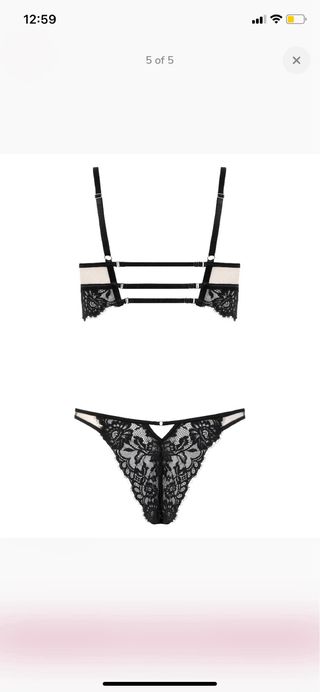 Body Hunkemöller Ania 90C Negro Nuevo
