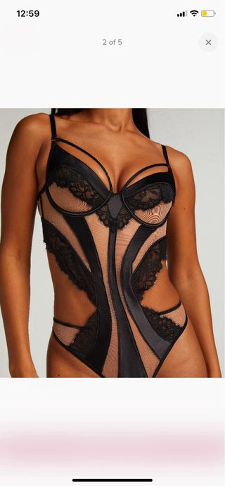 Body Hunkemöller Ania 90C Negro Nuevo