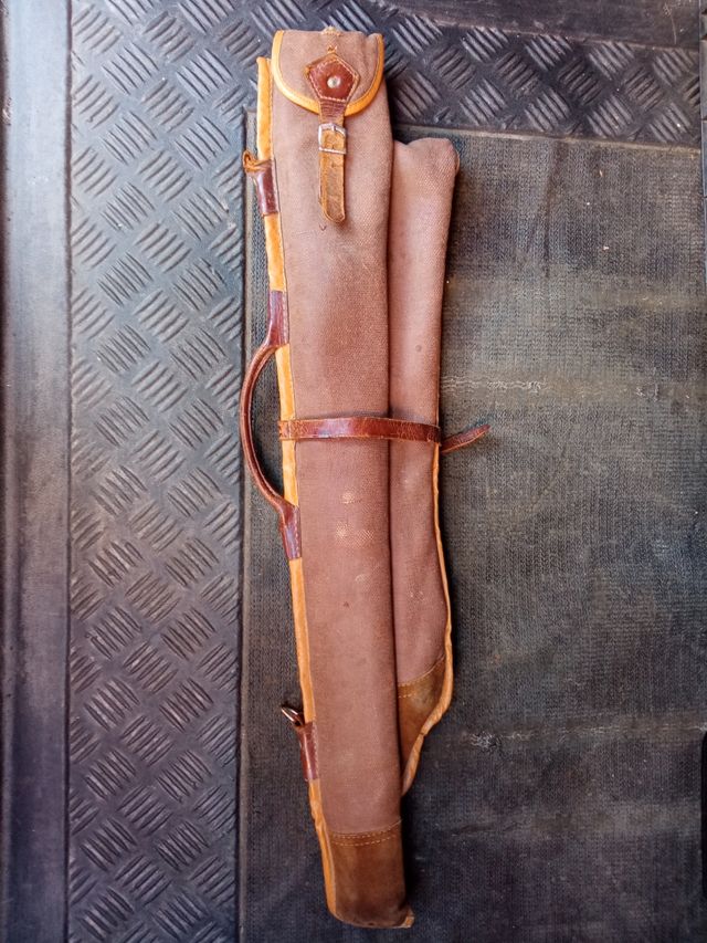 Funda escopeta antigua