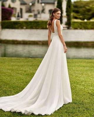 Vestido novia Rosa Clará “Elea” T.44 para ajustar 