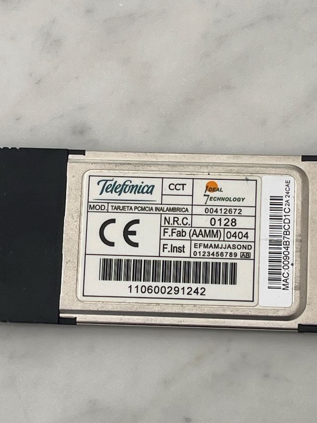 Scheda PCMCIA wireless Telefonica