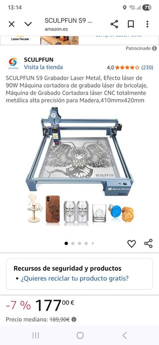 Maquina laser