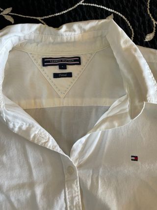 Camisa Tommy Hilfiger Mujer Talla M Blanca