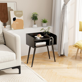 Comodino 50 x 32 x 58cm, Tavolino Moderno con Mens