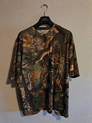 Camiseta caza camuflaje Quechua Talla XXL