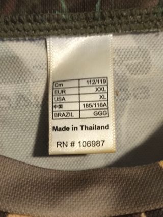 Camiseta caza camuflaje Quechua Talla XXL