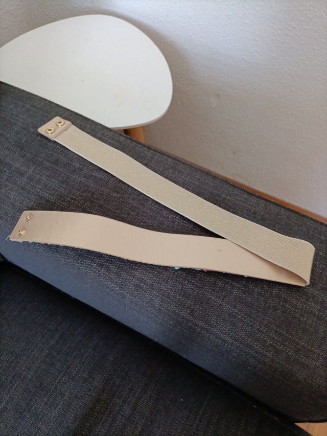 Cinturón mujer con pedrería multicolor