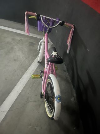 Bicicleta infantil rosa Btwin