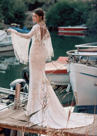 Vestido de Novia Ariamo Encaje Boho