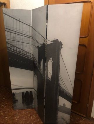 Biombo separador hogar decorativo