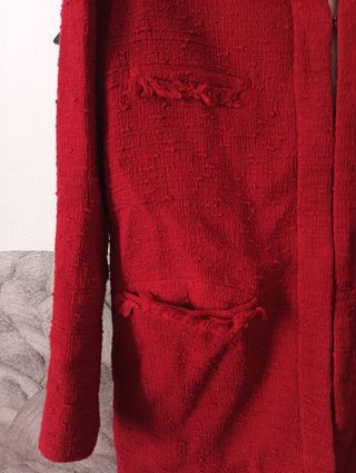 Chaqueta Zara Roja 