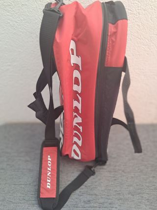 Bolsa Paletero Padel Dunlop Negra y Roja